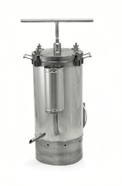 Vařák na vosk s lisem